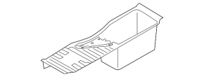 BMW X5 F15 14-18 Battery Cover for 3 Rows with Pocket
