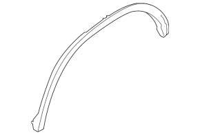 Rear left fender arch trim for BMW X3 G01 18-23 M package