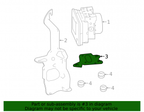 ABS Bracket Honda Accord 23- Upper