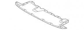 Front bumper guard Nissan Versa 15-19 usa rest