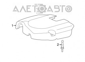Fiat 500 Engine Cover 12-19