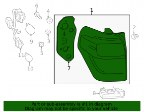 Toyota 4Runner 14-24 right outer fender light