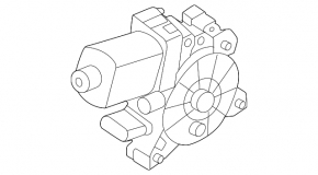 Rear left window lift motor Kia Niro 23-