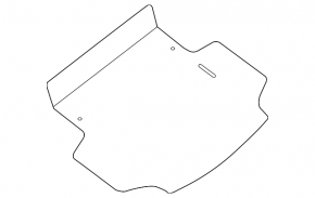 Nissan Leaf 18 Trunk Floor - Black