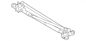 Wiper linkage with motor for Toyota Avalon 13-18