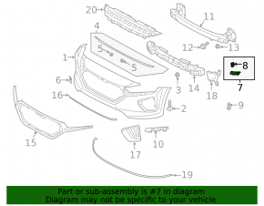 Front bumper mount left wing Hyundai Ioniq 17-22