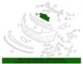 Kia Sorento 19-20 Front Bumper Absorber