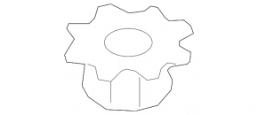 Spare wheel mount Audi A4 B9 17-25