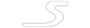 The inscription "S" on the trunk door of the Porsche Cayenne 958 11-18