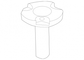 Spare wheel mount Mercedes GLS-class X166 13-19