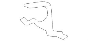 Intake air duct bracket Jaguar F-Pace X761 17- AJ126, AJ133