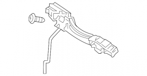 Mazda CX-9 16-23 front right door handle mechanism