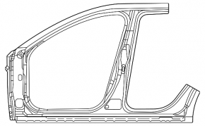 Mazda CX-50 23-25 right center pillar