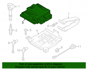 ECU engine computer VW CC 08-11