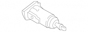 Front left lock cylinder VW Golf 15-21