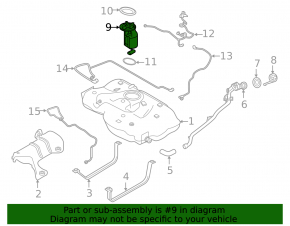 Fuel pump for the Infiniti QX30 17-19