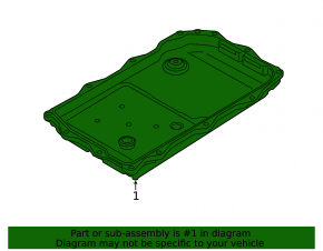 Automatic transmission pan BMW 5 G30 17-23 GA8HP75Z