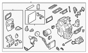 Heater assembly Nissan Versa 12-19 usa