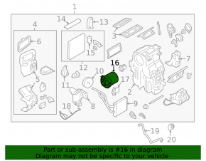 Motor heater fan Nissan Versa 12-19 usa