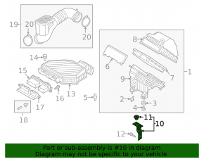 Hyundai Tucson 16-21 Air Filter Housing Bracket