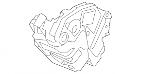 Volvo S60 11-18 5-pin rear right door lock