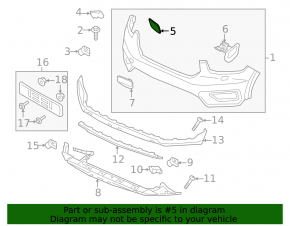 Headlight washer plug right Volvo XC40 19-22