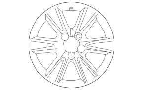 Wheel disk R17 x 7J ET50 5*114.3 Lexus ES300 ES330