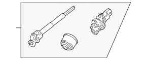 Toyota Highlander 01-07 steering shaft