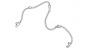 Front left ABS sensor for Nissan Ariya 23-25 without autopilot
