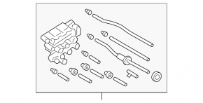 Audi Q7 16-26 air suspension valve block