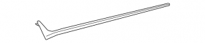 Front panel molding right Lexus ES 19-22 silver
