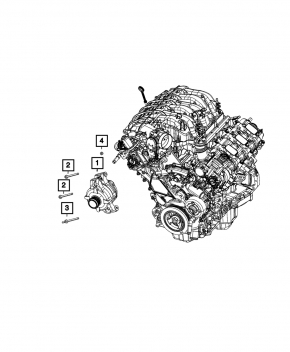Generator Jeep Grand Cherokee WK2 16-21 3.6 220 Amp