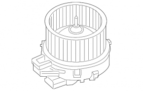 Motor heater fan BMW 7 G11 G12 16-22
