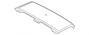 Metal roof Hyundai Santa FE 19 - for panoramic
