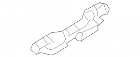 Rear left door handle mechanism Hyundai Ioniq 17-22