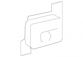 Driver's seat lumbar support control Lexus RX300 RX330 RX350 RX400h 04-09 beige, broken mount