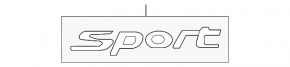 Emblem inscription SPORT tailgate Hyundai Santa FE Sport 13-18