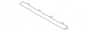 Hyundai Tucson 22-24 chrome front bumper center trim