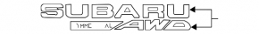 Emblem inscription subaru awd Subaru Impreza 17-23 GK