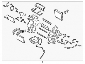 Heater assembly Hyundai Kona 18-23 with car, without additional heater