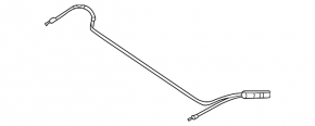 Bonnet Lock Release Cable Front Mercedes W167 GLE 350 450 20-23