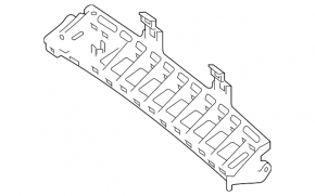 Bracket for foot-operated trunk opening sensor for Mercedes W213 E 17-20 AMG pack, Taiwan, cracked