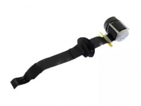 Seat belt 3 row rear left Ford Explorer 11-15 prerest, dark brown