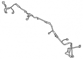 Mazda CX-30 21 front bumper wiring - for parking sensors