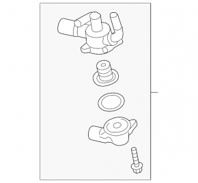 Ford C-max MK2 13-18 metal thermostat housing