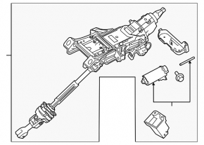 Ford Edge 15-18 Steering Column