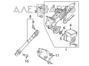 Electric Power Steering Column Mazda 6 13-17 USA