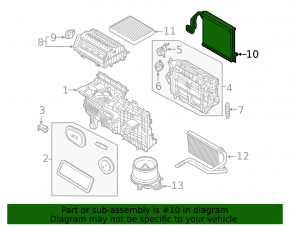 Ford Mustang Mach-E 21-23 Evaporator