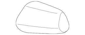 Left side mirror assembly for Nissan Rogue 2015 (7 pins)