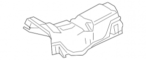 Exhaust manifold protection Mazda CX-5 13-16 2.5